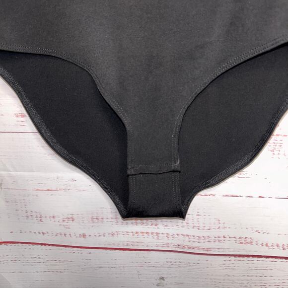 BCBGeneration Deep Plunge Neckline Tie Back Bodysuit | Women's Small - Picture 6 of 10